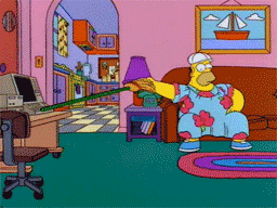 bart bekerja dari rumah lucu