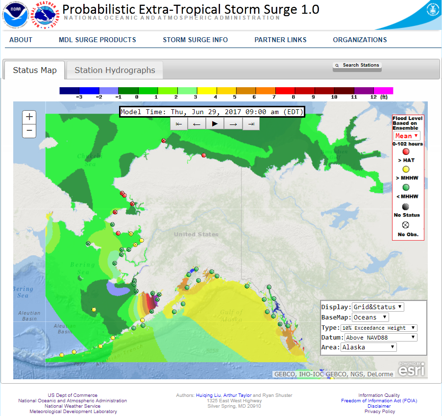 Probabilistic Extra-Tropical Storm Surge (P-ETSS)