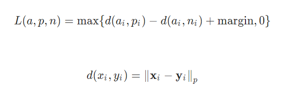 Triplet Margin loss